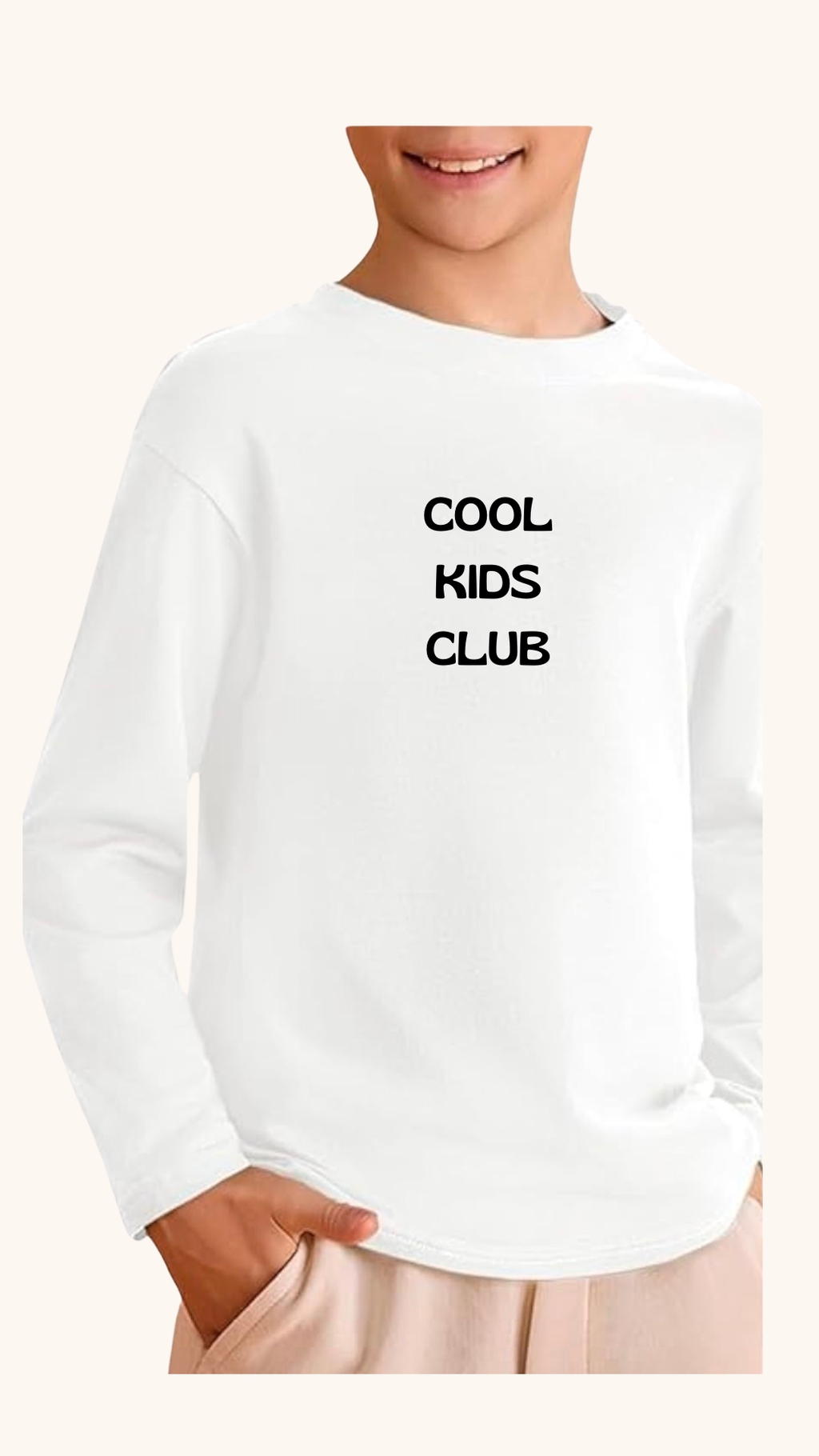 Kinder Sweatshirt „Cool Kids Club“