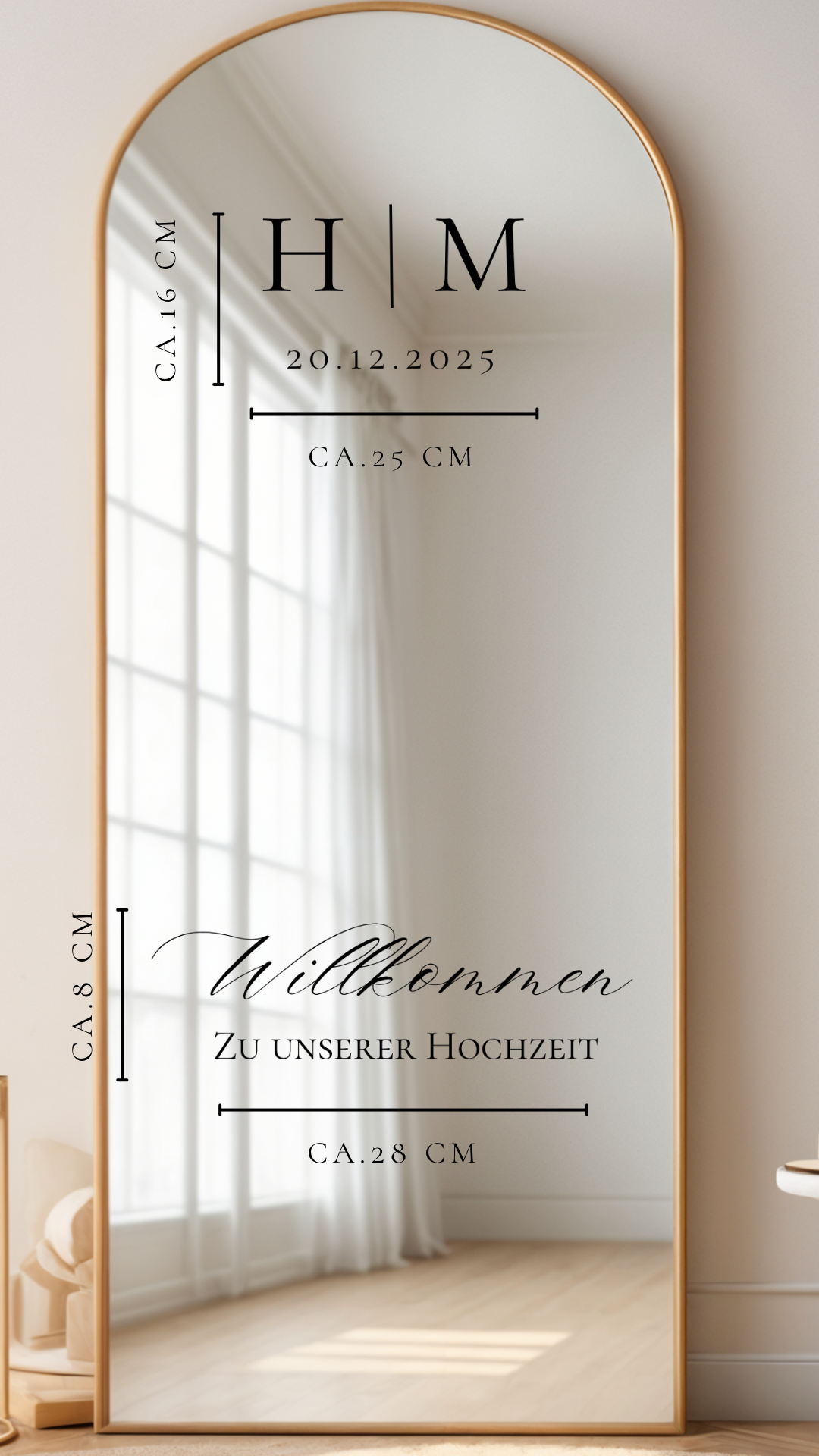 Personalisierte Vinylfolie