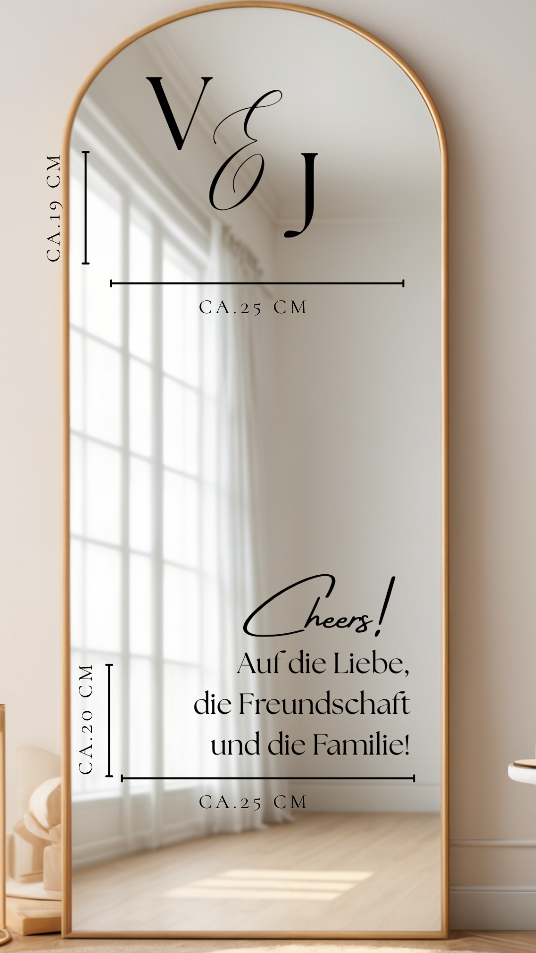 Personalisierte Vinylfolie