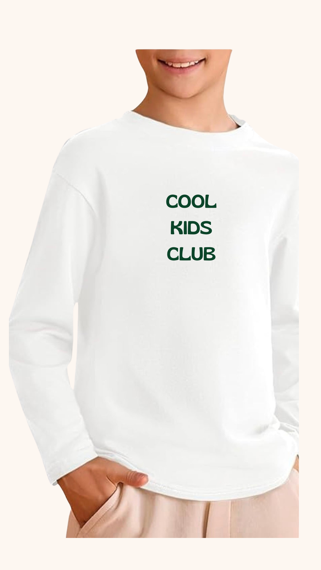 Kinder Sweatshirt „Cool Kids Club“