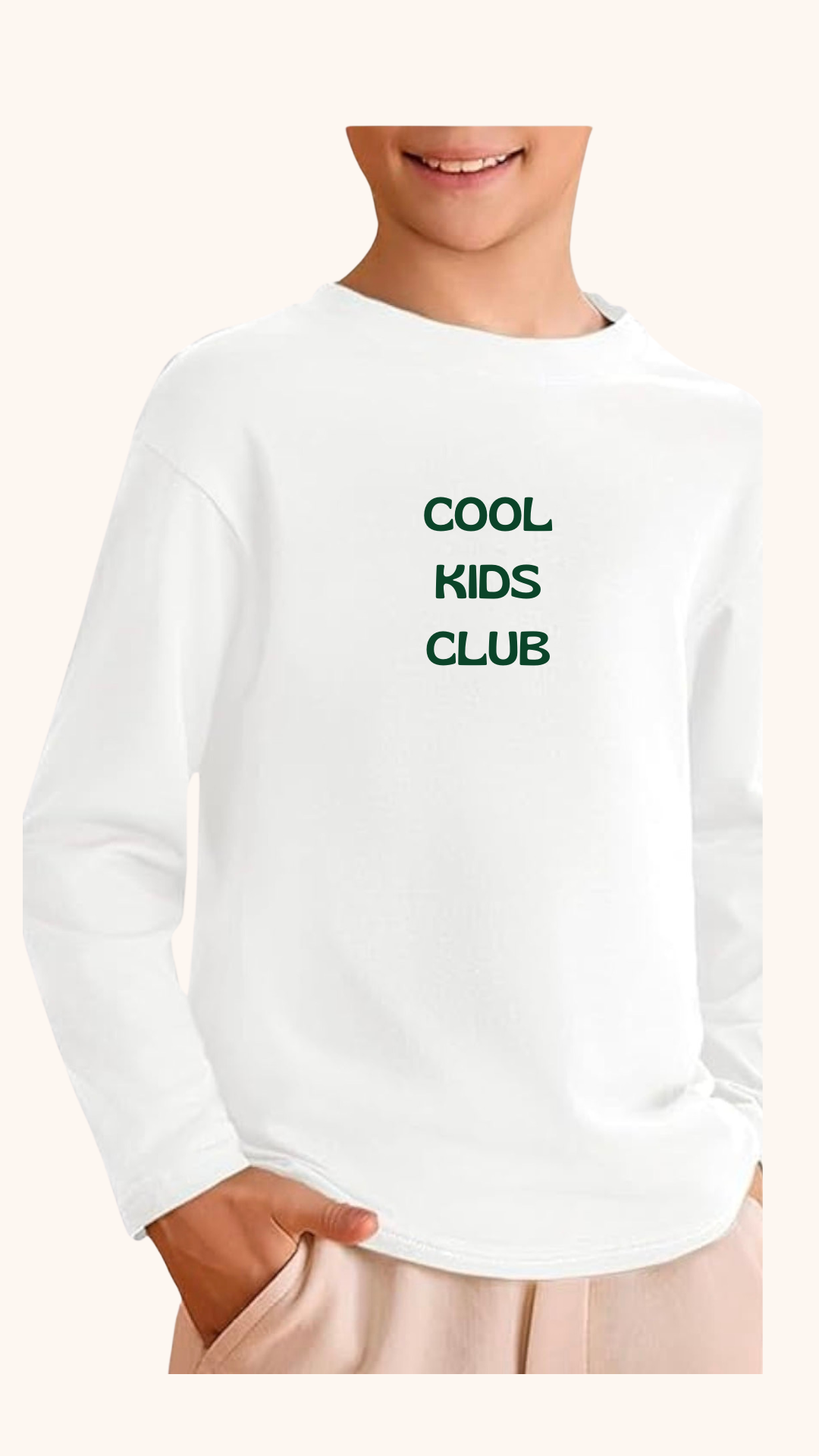 Kinder Sweatshirt „Cool Kids Club“