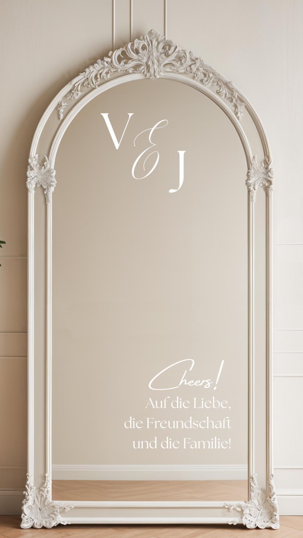 Personalisierte Vinylfolie