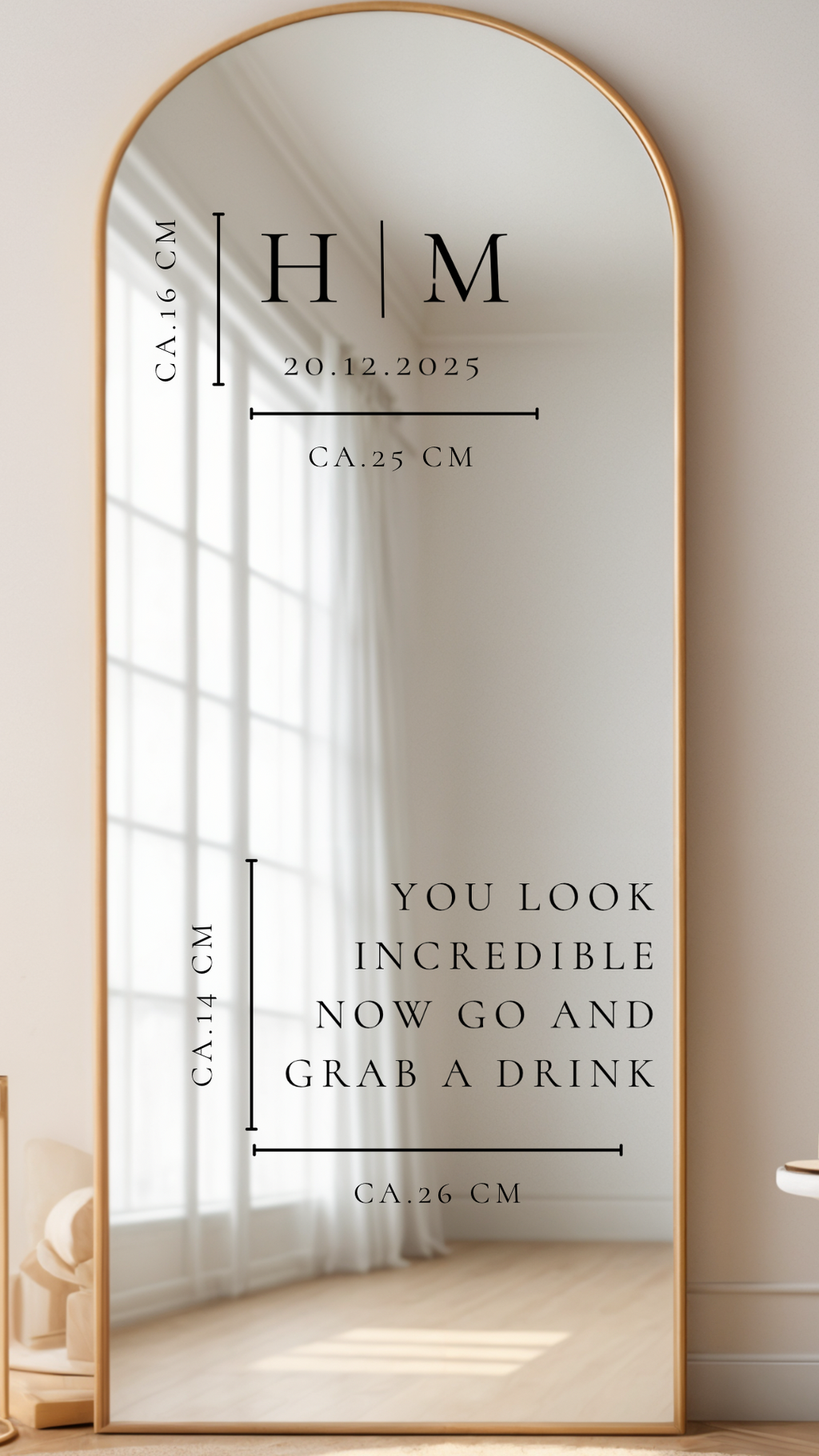 Personalisierte Vinylfolie