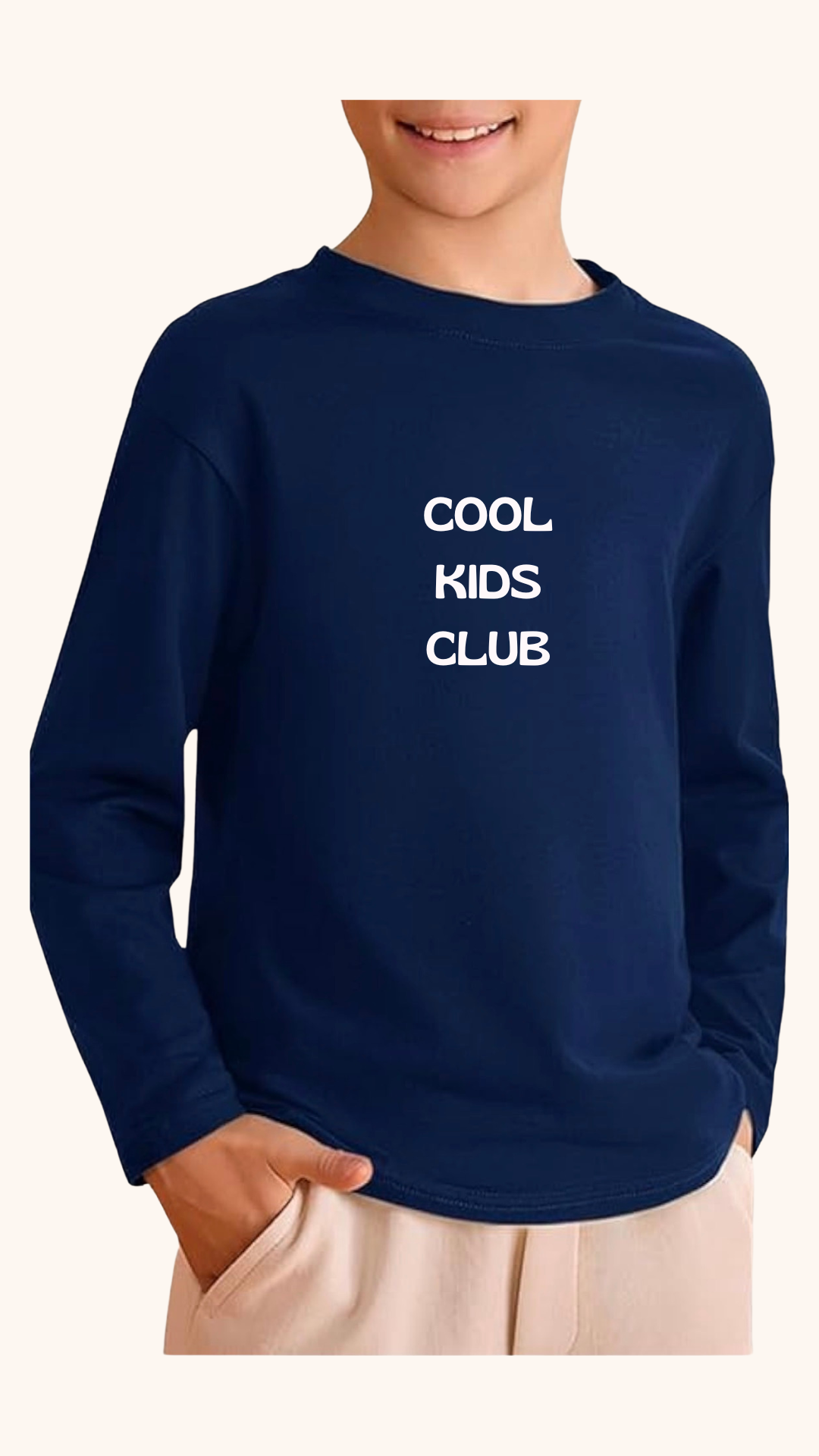 Kinder Sweatshirt „Cool Kids Club“