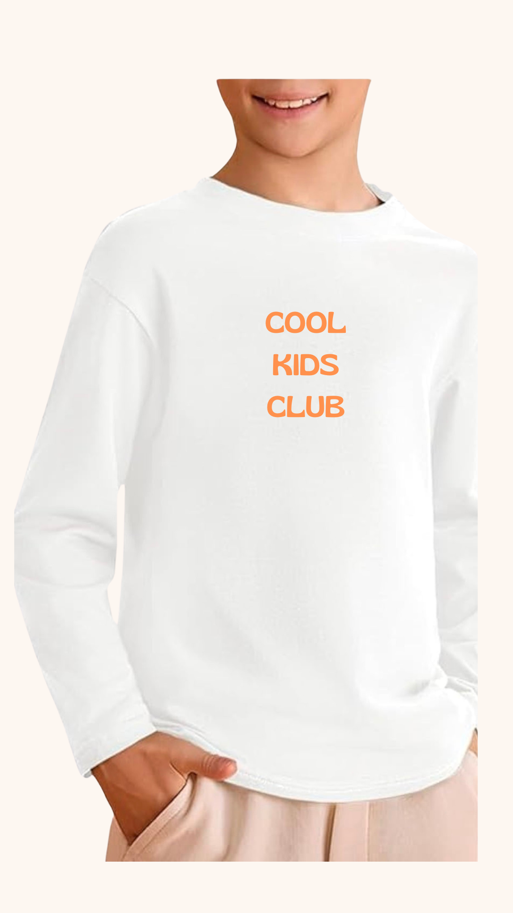 Kinder Sweatshirt „Cool Kids Club“