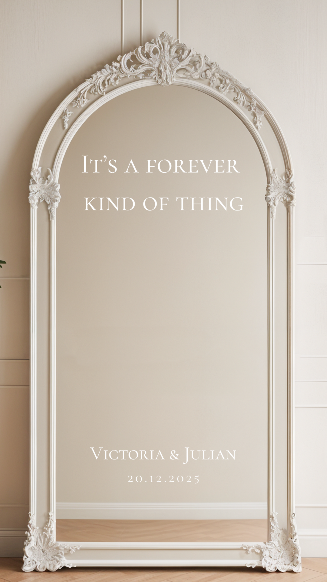 Personalisierte Vinylfolie